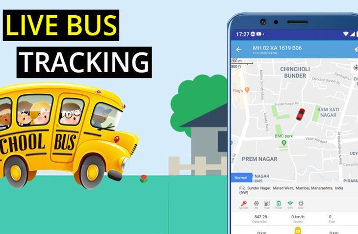 GPS tracker for school bus