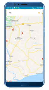 Employee Tracking System Screen 1