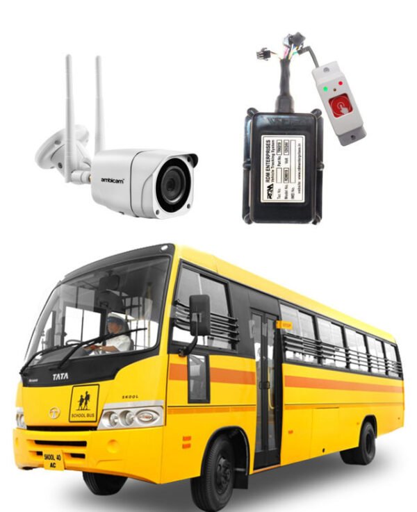 School Bus Gps Tracker With The RFID Attendance System & SMS